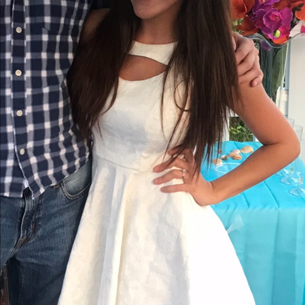 White dress